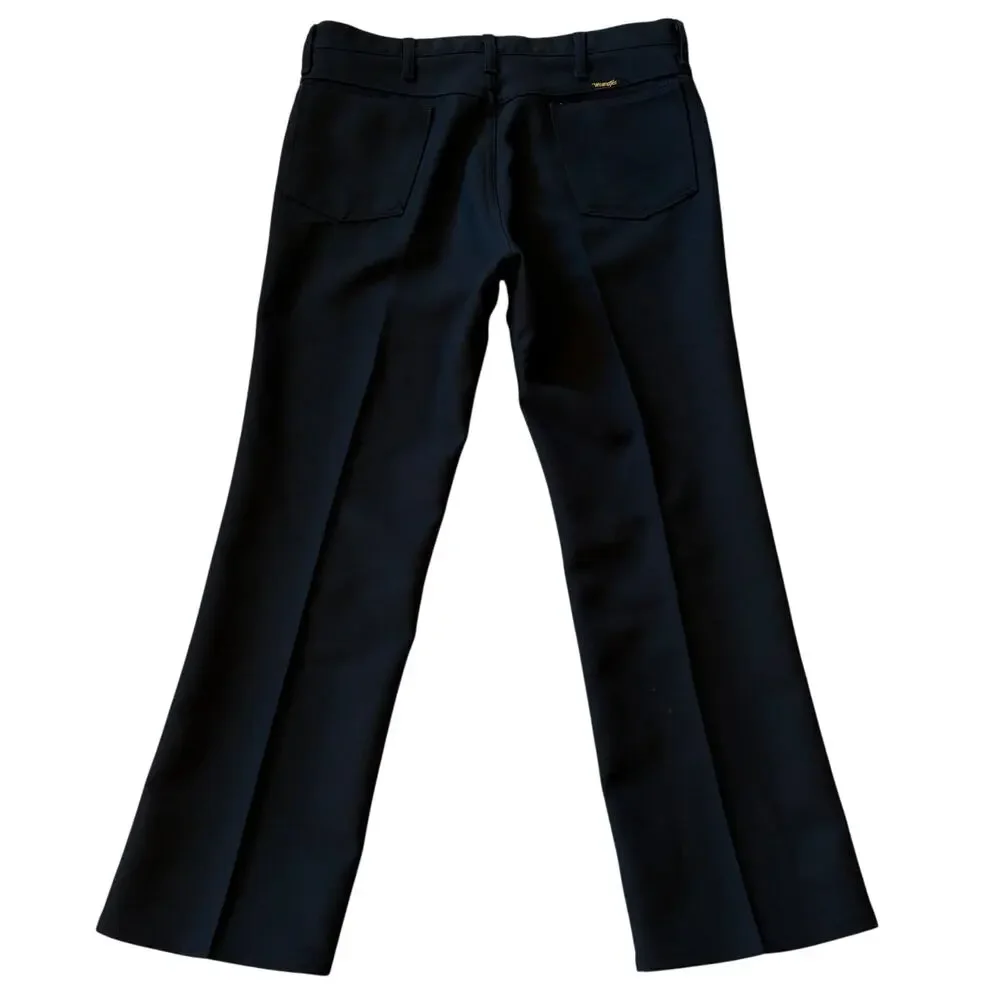 Vintage Wrangler Lot of 2 Pants Mens Size 36x30 Black 82BK Slim Fit Boot USA